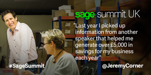 Jeremy Corner - Sage Summit London